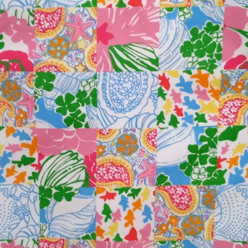 Htf/Vtg Lilly Pulitzer - Multi Patchwork Halter T… - image 4